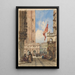 Place Saint-Marc en Venecia con Loggetta - William Wyld — cuadro enmarcado en la pared