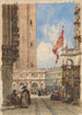 Place Saint-Marc en Venecia con Loggetta - William Wyld — vista de la obra