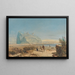 Vista de Gibraltar - William Wyld — cuadro enmarcado en la pared