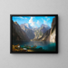 Lac Königsee - Willibald Wex — cuadro enmarcado en la pared