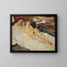 Acto femenino acostado - Willy Jaeckel — cuadro enmarcado en la pared