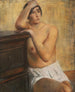 Mujer desnuda sentada - Willy Jaeckel — vista de la obra