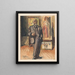 Yo Israel en su taller - Willy Sluiter — cuadro enmarcado en la pared