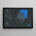 Drawings for Fortune magazine, sketches on black paper - Winold Reiss — framed artwork on a wall