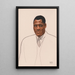 Paul Robeson - Winold Reiss — cuadro enmarcado en la pared