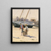 Un cesto de almejas - Winslow Homer — cuadro enmarcado en la pared