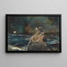 Un buen golpe, Adirondacks - Winslow Homer — cuadro enmarcado en la pared