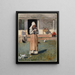 A Sick Chicken - Winslow Homer — framed artwork on a wall