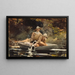 After the Hunt - Winslow Homer — framed artwork on a wall