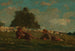 Niño y niña en un campo con ovejas - Winslow Homer | Cuadro — vista de la obra
