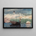 Niño en un barco Gloucester - Winslow Homer — cuadro enmarcado en la pared