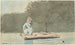 Niño en una balsa - Winslow Homer — vista de la obra