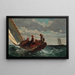 Brise montante Un viento favorable - Winslow Homer — cuadro enmarcado en la pared