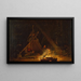 Fuego de campamento - Winslow Homer — cuadro enmarcado en la pared
