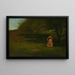 Jugador de croquet - Winslow Homer — cuadro enmarcado en la pared