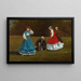 Escena de croquet - Winslow Homer — cuadro enmarcado en la pared