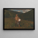 Traversée du pâturage - Winslow Homer — framed artwork on a wall