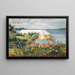 Jardín de flores y bungalow en Bermudas - Winslow Homer — cuadro enmarcado en la pared