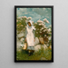 Hija y laurel - Winslow Homer — cuadro enmarcado en la pared