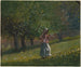 Niña con una horca de heno - Winslow Homer — vista de la obra