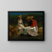 Niñas en un paisaje - Winslow Homer — cuadro enmarcado en la pared