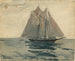 Schooner de Gloucester - Winslow Homer — artwork view