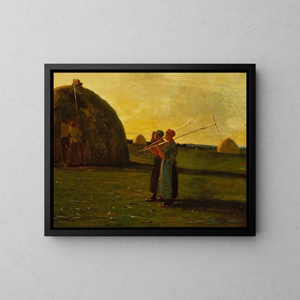 Reapers - Winslow Homer — framed artwork on a wall