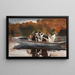 Perros de caza en un barco esperando la salida - Winslow Homer — cuadro enmarcado en la pared
