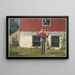 En el jardín Campo rústico - Winslow Homer — cuadro enmarcado en la pared