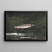 Trucha saltarina - Winslow Homer — cuadro enmarcado en la pared