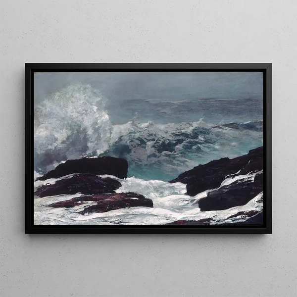 Côte du Maine - Winslow Homer — cuadro enmarcado en la pared