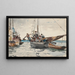 Escena de mercado en Nassau - Winslow Homer — cuadro enmarcado en la pared