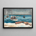 Nassau - Winslow Homer — cuadro enmarcado en la pared