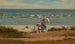 Sobre la playa en Marshfield - Winslow Homer — vista de la obra