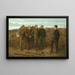 Prisioneros de la guerra - Winslow Homer — cuadro enmarcado en la pared