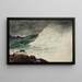 Prouts Neck Olas en la playa - Winslow Homer — cuadro enmarcado en la pared