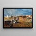 Día de lluvia en el campamento - Winslow Homer — cuadro enmarcado en la pared