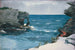 Rugged Coastline Painting, Bermuda - Winslow Homer — artwork view