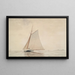 Navegando a lo largo de Gloucester - Winslow Homer — cuadro enmarcado en la pared