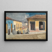 Escena callejera en Santiago de Cuba - Winslow Homer — cuadro enmarcado en la pared