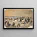 Patinaje en Central Park - Winslow Homer — cuadro enmarcado en la pared