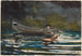 Esquisse pour Chien et Chasseur - Winslow Homer — vista de la obra