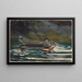 Esquisse pour Chien et Chasseur - Winslow Homer — cuadro enmarcado en la pared
