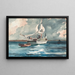 Sloop Nassau - Winslow Homer — cuadro enmarcado en la pared
