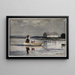 Pesca con anguilas - Winslow Homer — cuadro enmarcado en la pared