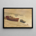 Tempestad en la costa inglesa - Winslow Homer — cuadro enmarcado en la pared
