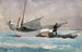 Rangement de la voile - Winslow Homer — artwork view