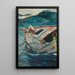 Estudio para El Gulf Stream - Winslow Homer — cuadro enmarcado en la pared