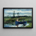 El barco azul - Winslow Homer — cuadro enmarcado en la pared