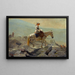 El sendero de las riendas Montañas Blancas - Winslow Homer — cuadro enmarcado en la pared